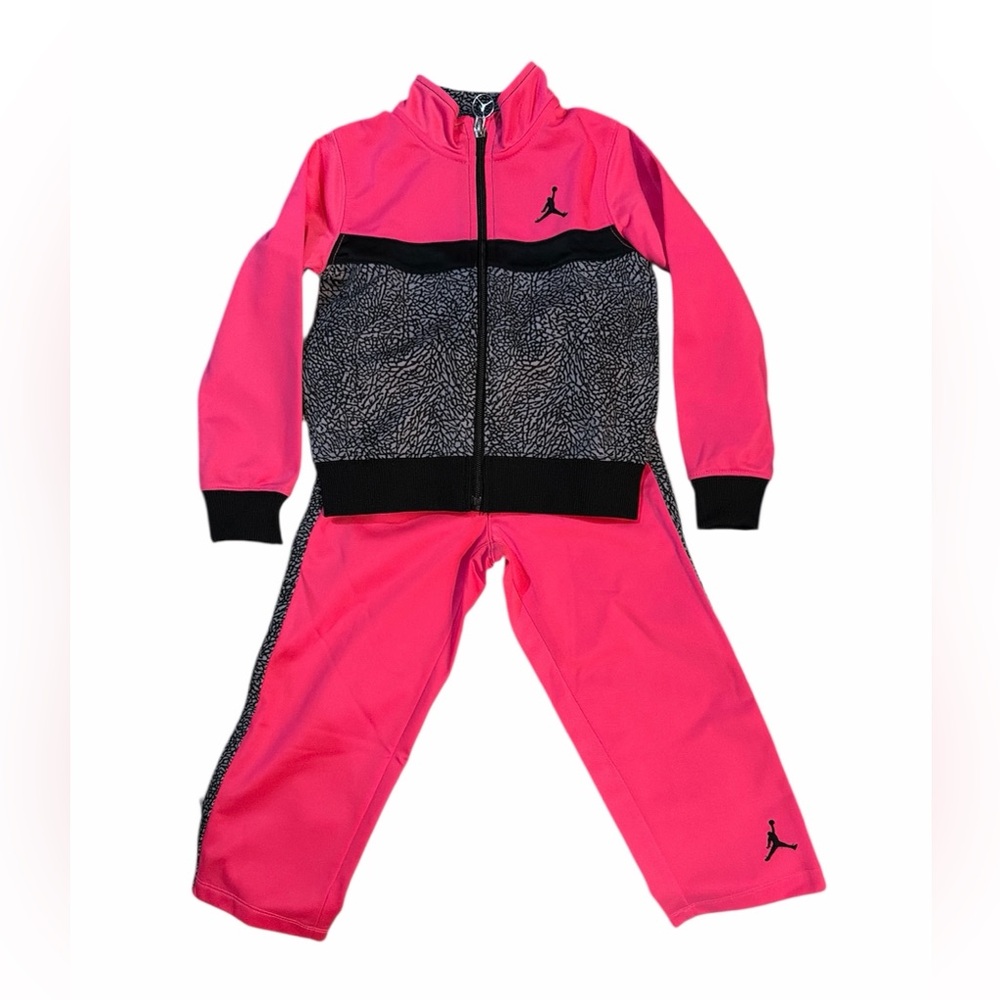 Jordan Kids Matching Set in Pink and Black